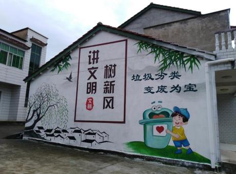 宜兴墙绘是现在流行的墙体广告
