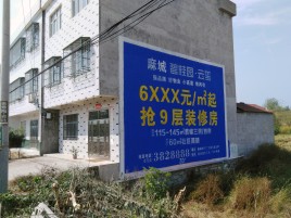 宜兴墙体广告质量分析