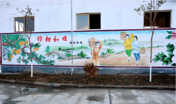 宜兴乡镇文化墙 乡风文明焕发新活力