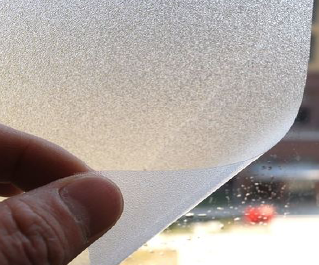 宜兴玻璃门外面粘广告用什么材料好？